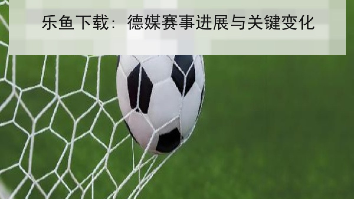 乐鱼下载: 德媒赛事进展与关键变化
